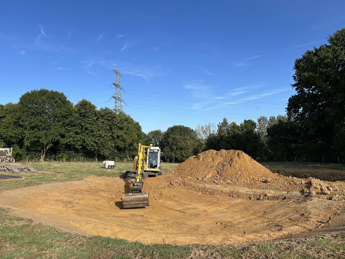 Aanleg van een poel (22 september)