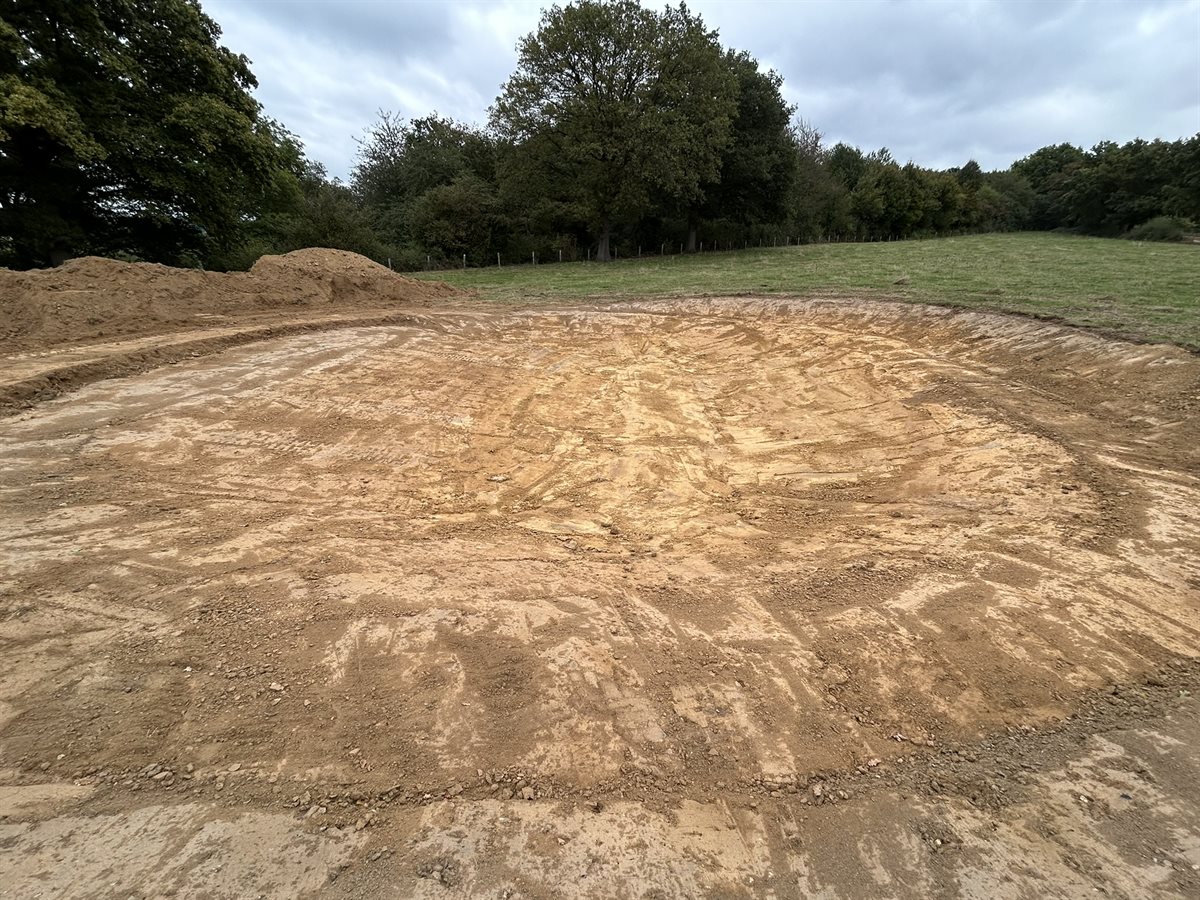 Aanleg van een poel (25 september)