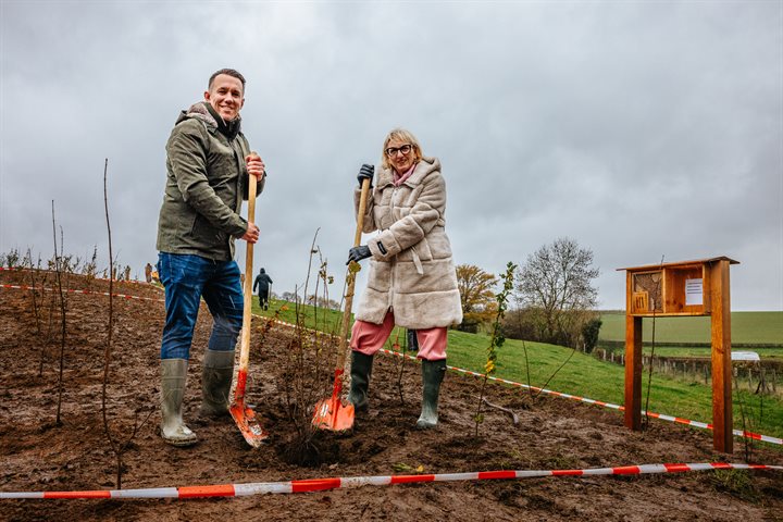 De boomplantdag in Waterval