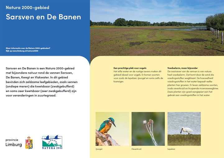 Poster Sarsven en De Banen