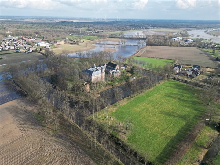 Luchtfoto gebied Groene Rivier Well