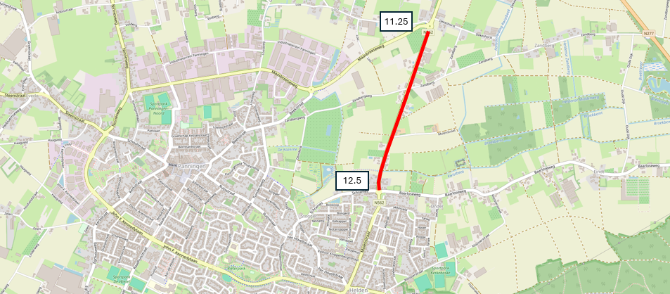 Werkzaamheden N562 Helden