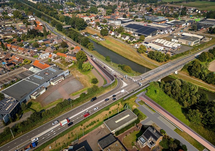 Impressie van de nieuwe fietsonderdoorgang bij de N275