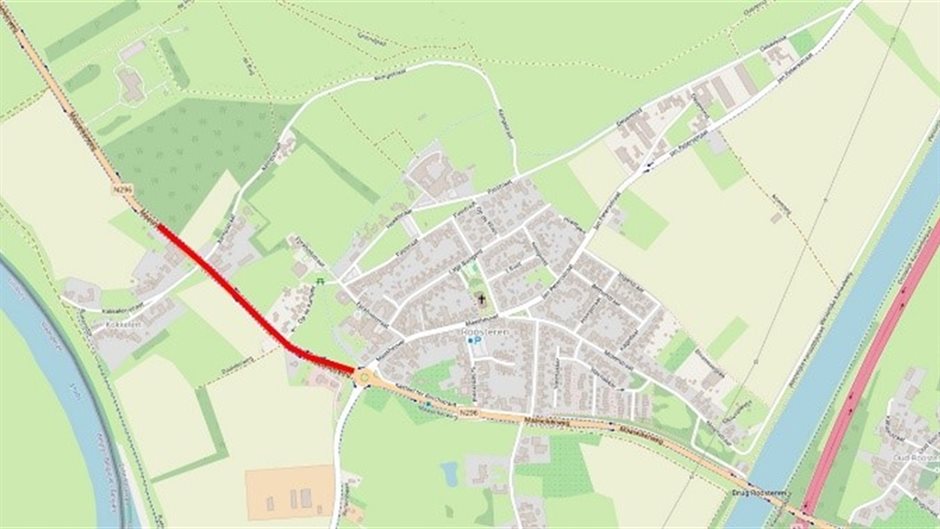 Afsluiting tijdens de werkzaamheden aan de Maaseikerweg (dinsdag 20 oktober 17 uur t/m vrijdag 23 oktober 21 uur)