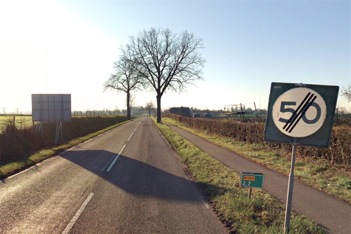 overzicht van de N598