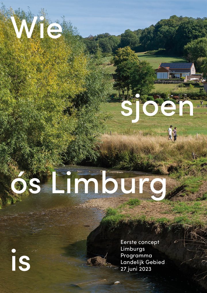 Omslag van de brochure 'Wie sjoen os Limburg is'