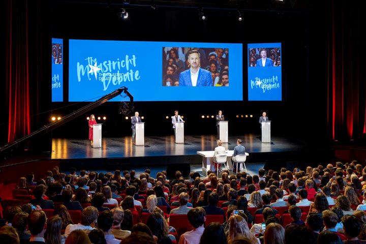 Beeld van het vorige Maastricht Debate in 2019