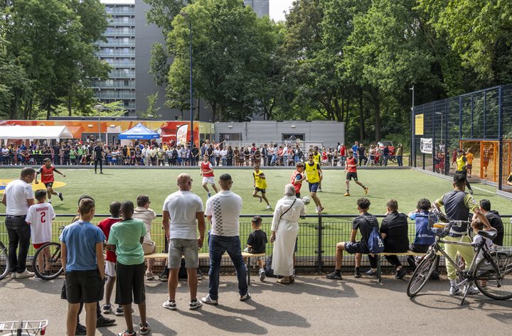 Kinderen aan het sporten in Roermond